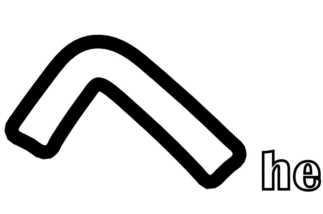 Chữ he Trong Bảng Chữ Cái Tiếng Nhật