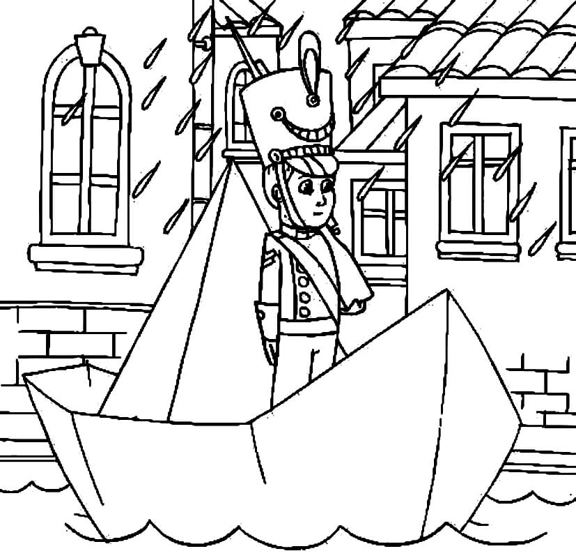 Chú Lính Chì Trên Chiếc Thuyền Giấy