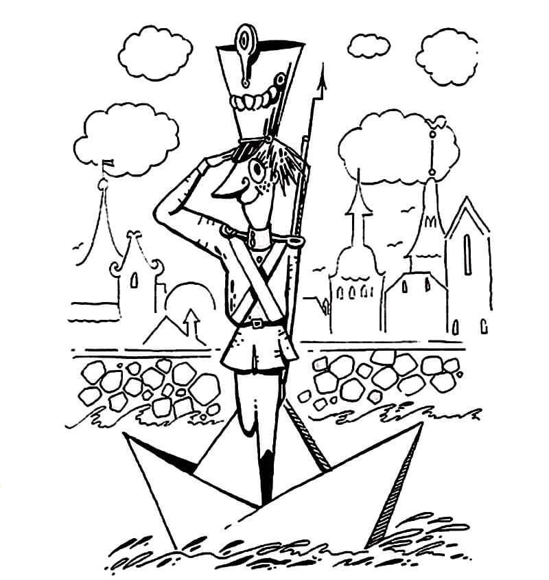 Chú Lính Chì Trên Thuyền Giấy