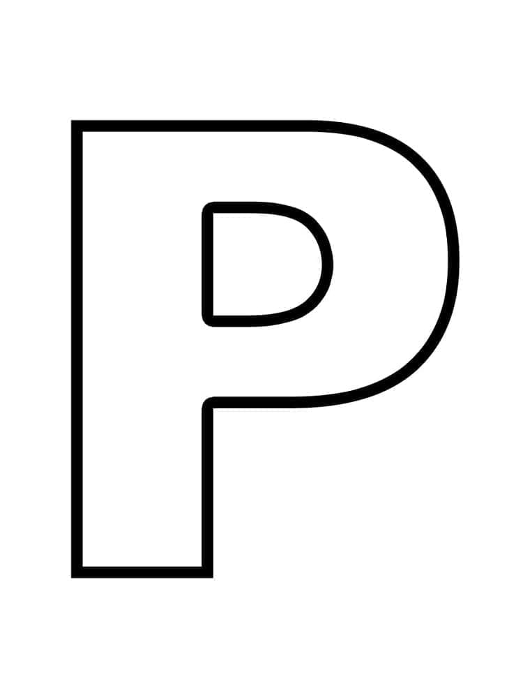 Tô Màu Chữ P