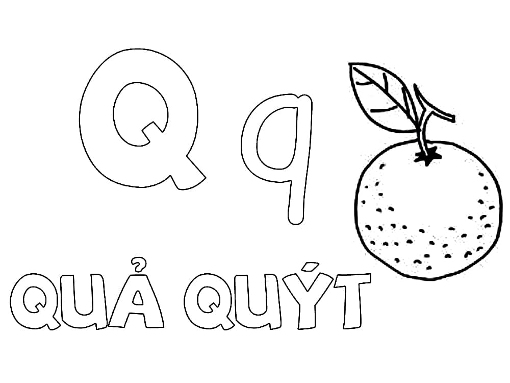 Chữ Q Quả Quýt