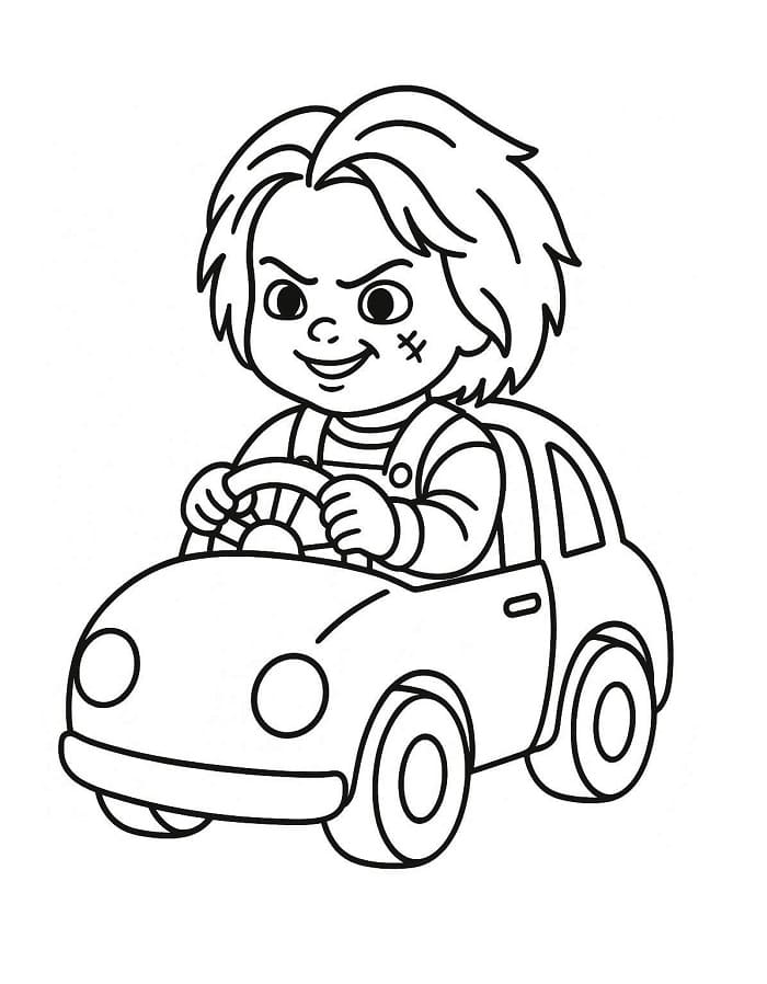 Chucky Đi Xe Ô Tô