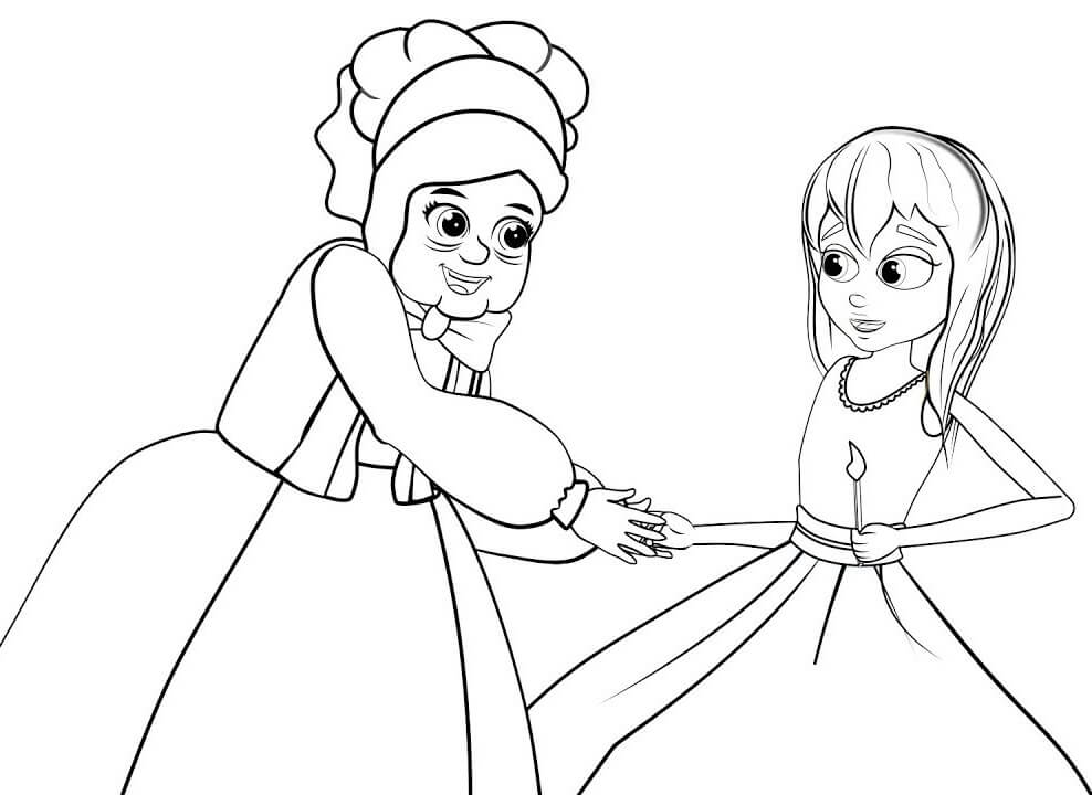 Cô Bé Bán Diêm và Bà Ngoại