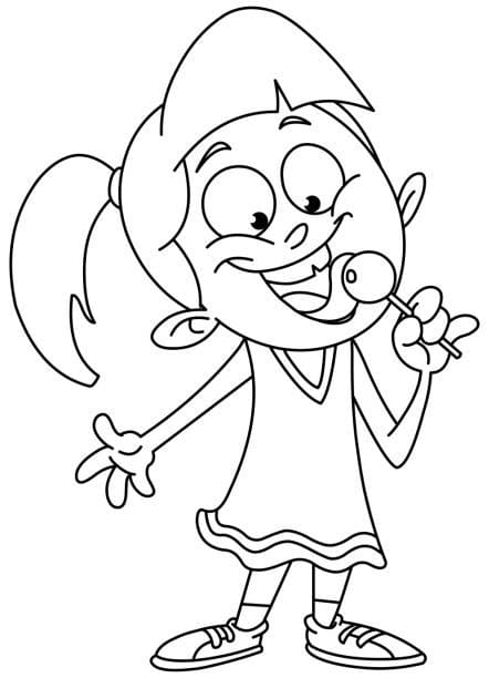 Cô Bé và Chiếc Kẹo Mút