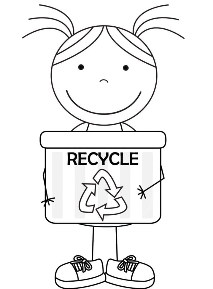 Cô Bé và Thùng Rác Tái Chế