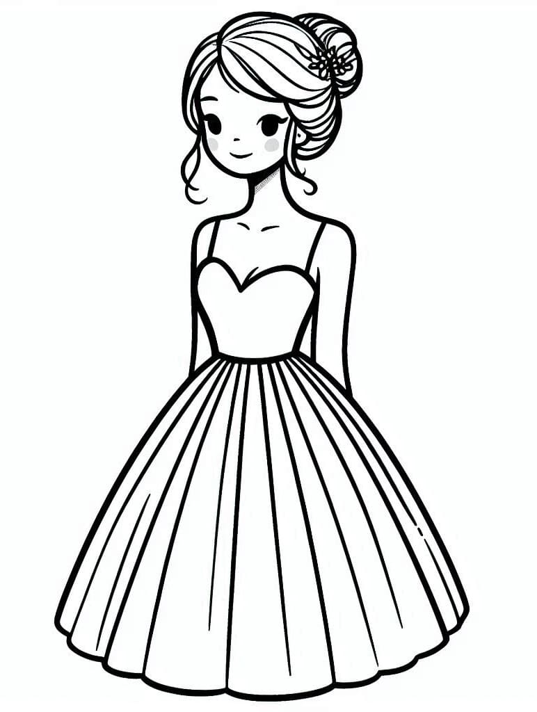 Cô Gái Mặc Váy Dạ Hội