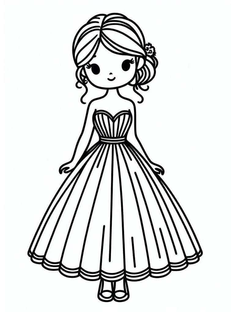 Cô Gái Với Váy Dạ Hội