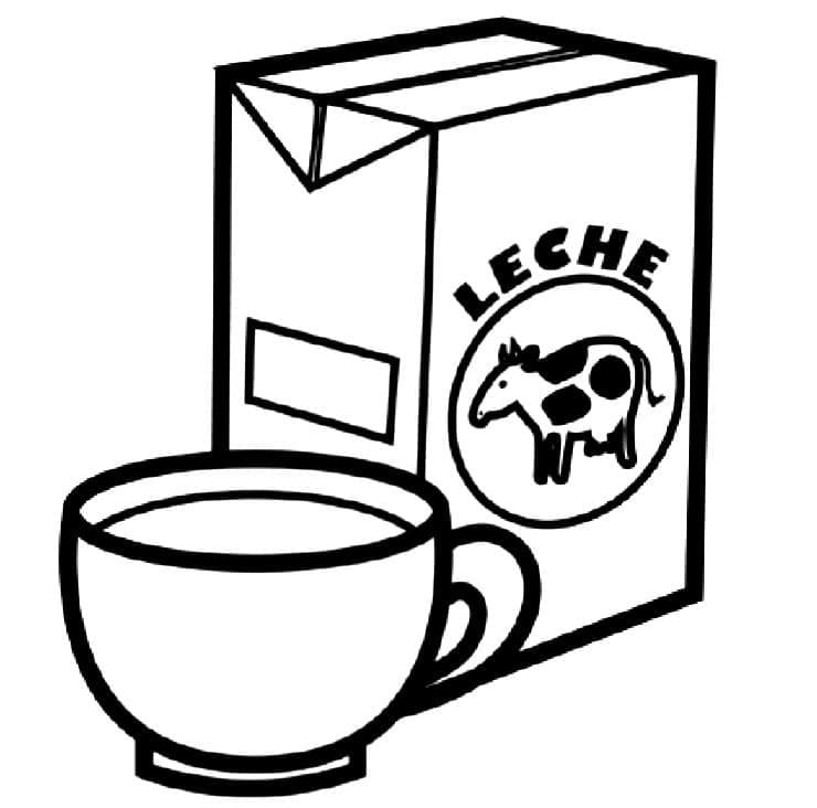 Cốc và Hộp Sữa