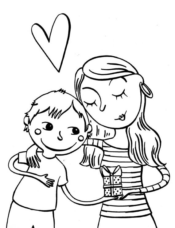 con Tặng Quà Cho Mẹ Yêu