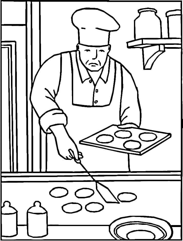 Đầu Bếp Làm Bánh Quy