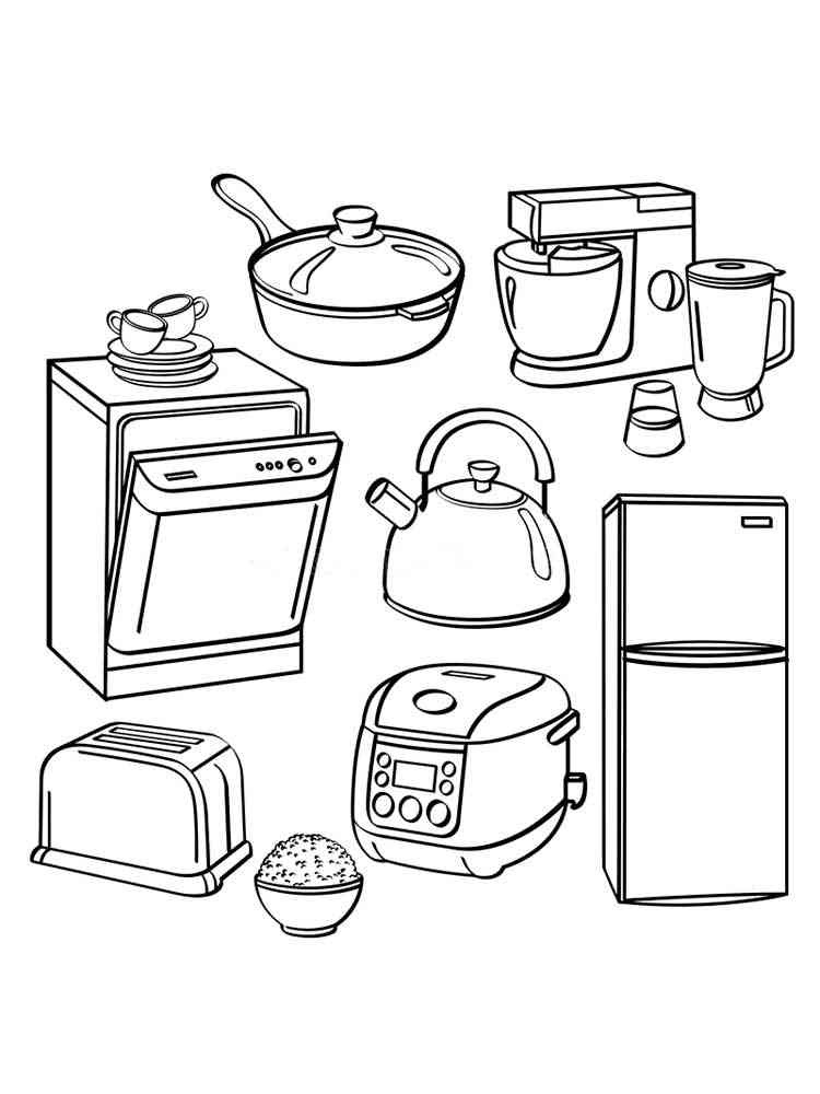 Tô Màu Đồ Dùng Gia Đình