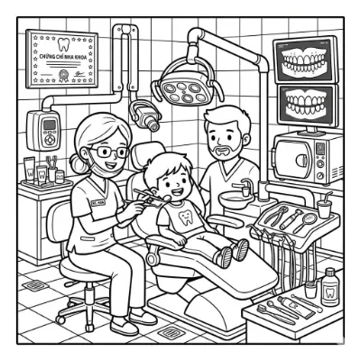 Gia Đình Đi Nha Sĩ