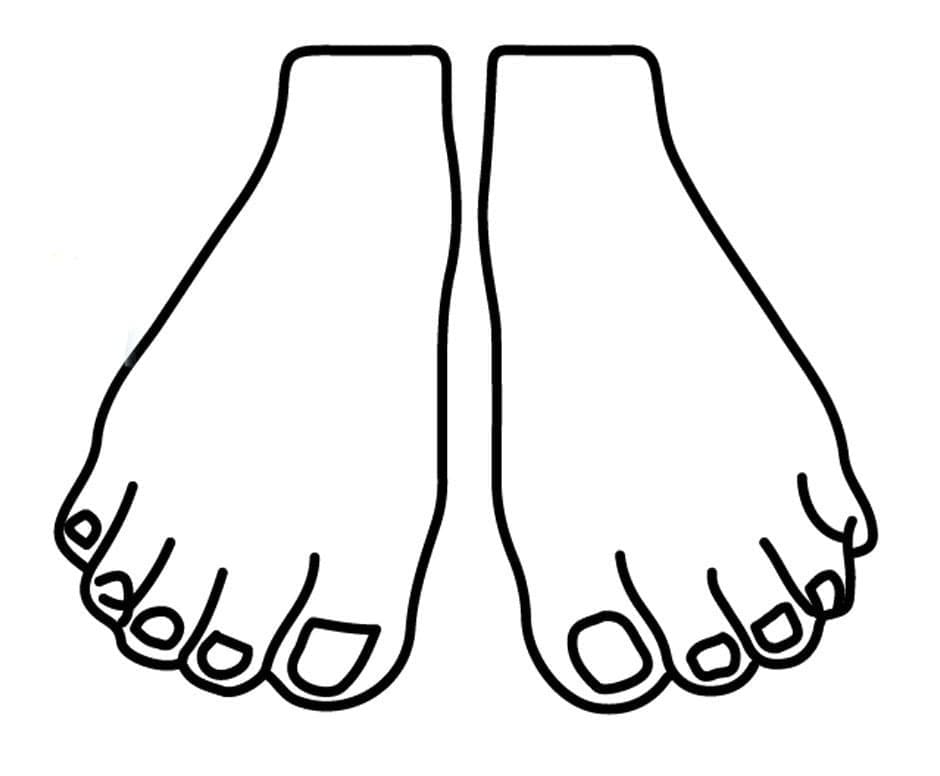 Hình Vẽ Đôi Bàn Chân