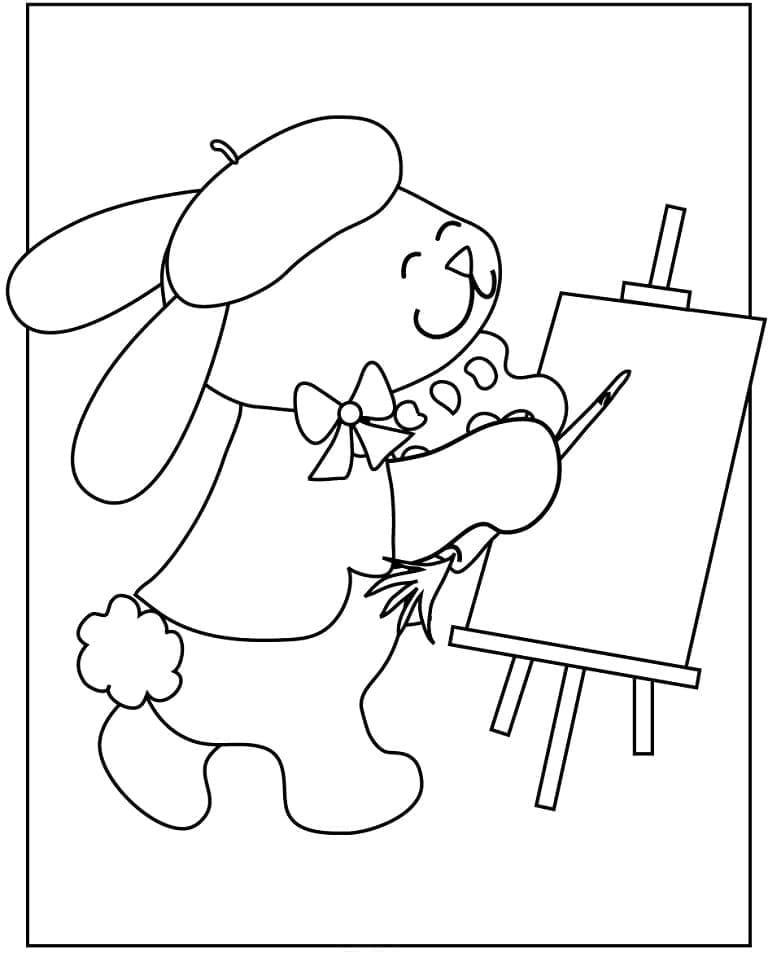 Họa Sĩ Thỏ Đáng Yêu