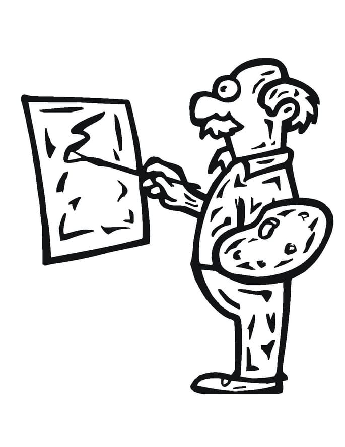 Họa Sĩ Vẽ Bức Tranh