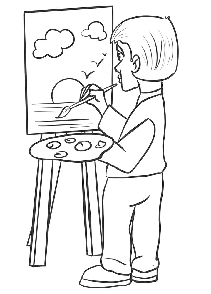 Họa Sĩ Vẽ Phong Cảnh