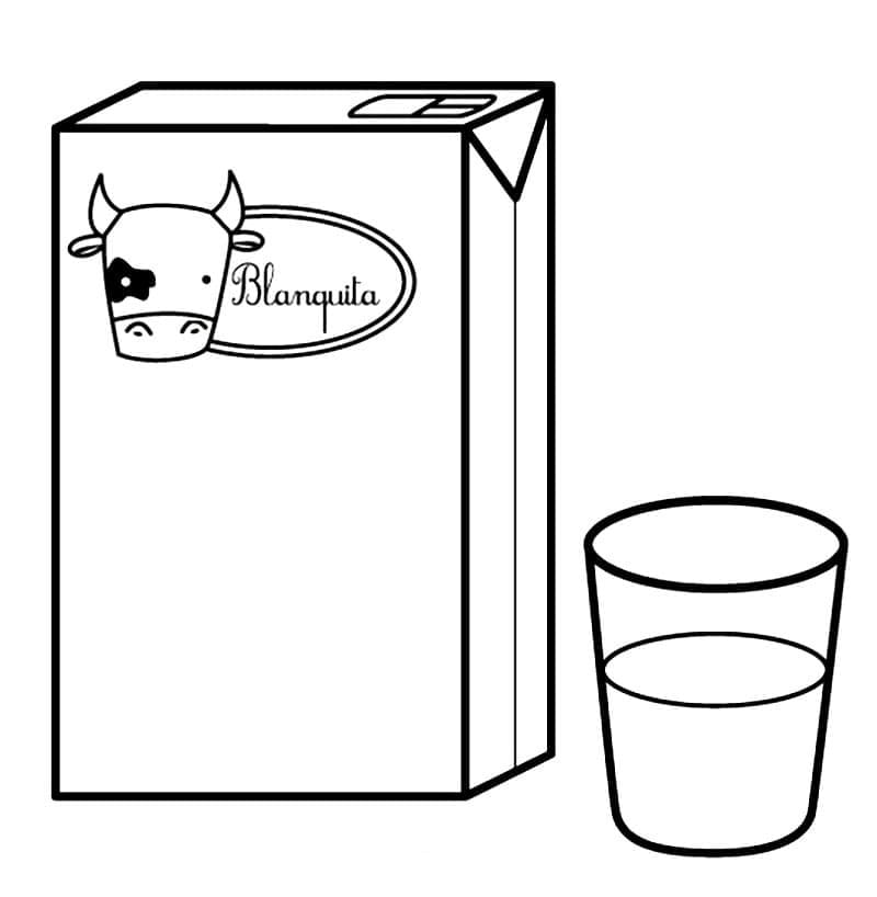 Hộp Sữa và Cốc Sữa