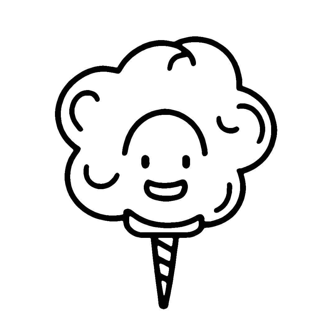 Tô Màu Kẹo Bông Gòn