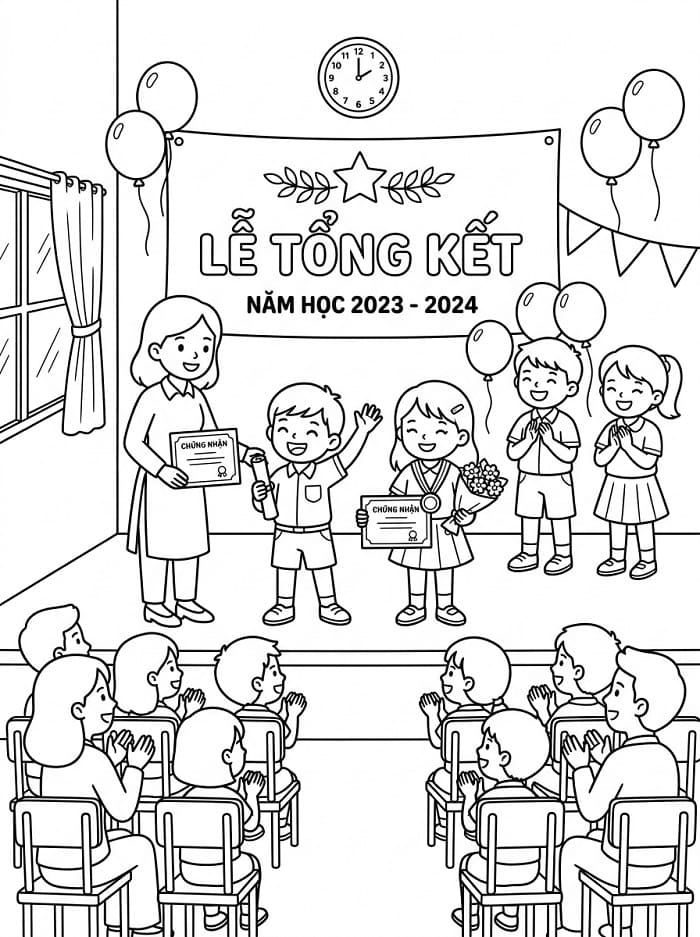 Tô Màu Lễ Tổng Kết