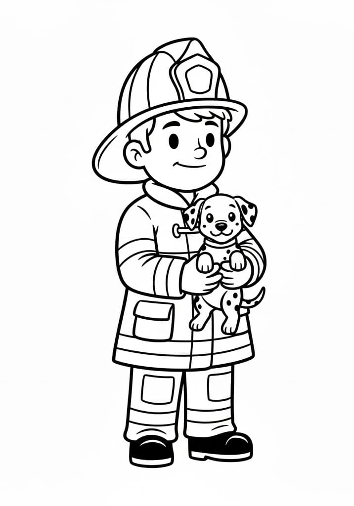 Lính Cứu Hỏa Bế Thú Cưng