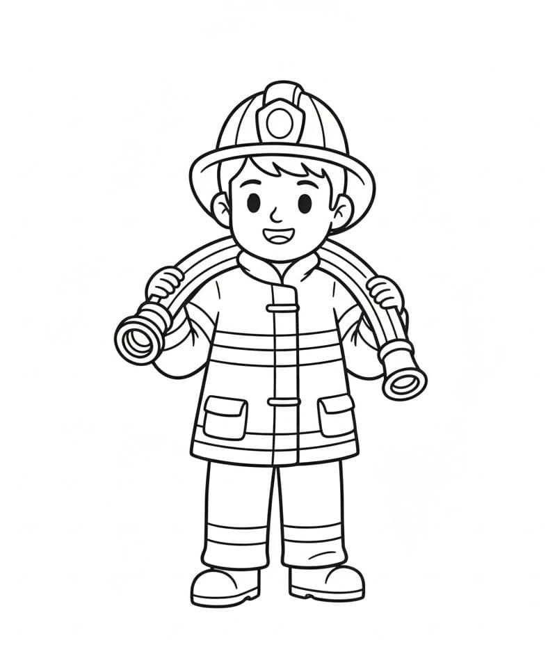 Tô Màu Lính Cứu Hỏa