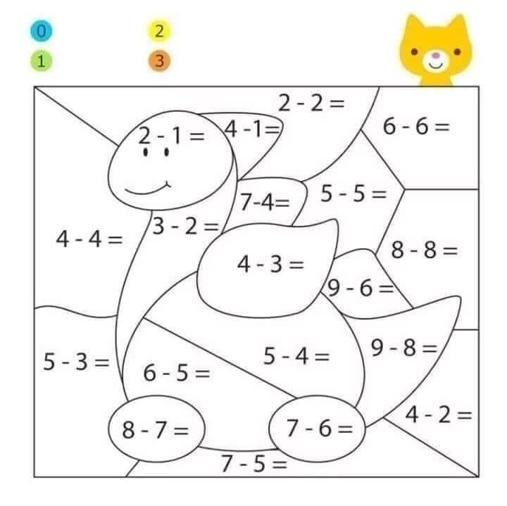 Lớp 1-Tính Toán và Tô Màu Khủng Long