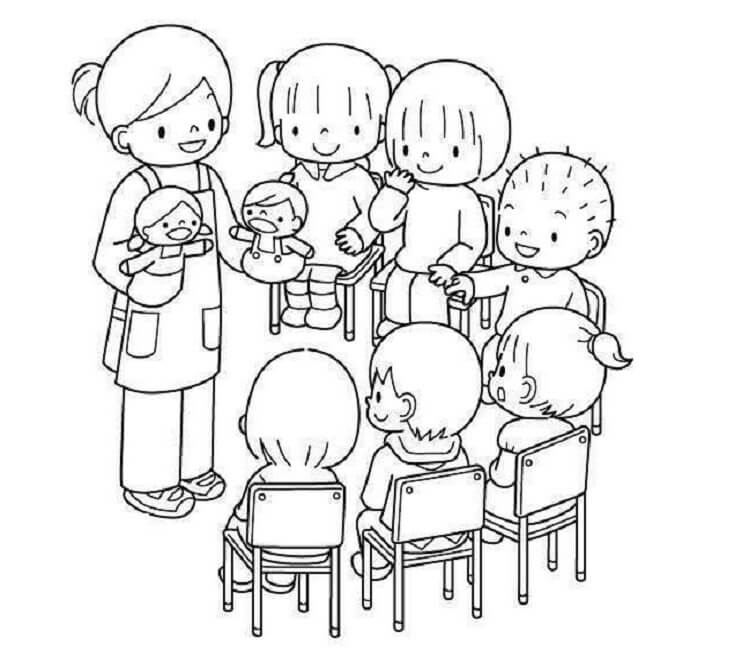 Lớp Học Ở Trường Mầm Non