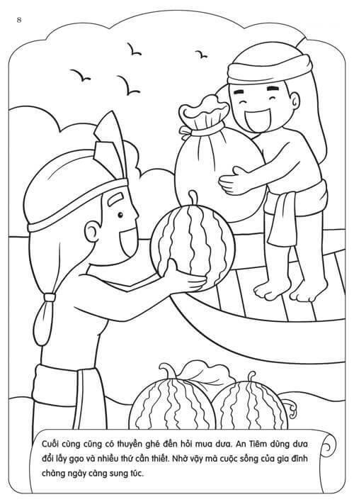 Mai An Tiêm Đổi Dưa Hấu Cho Thương Lái