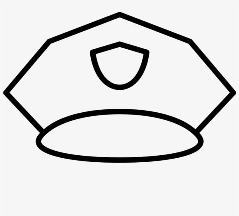 Mũ Cảnh Sát Đơn Giản