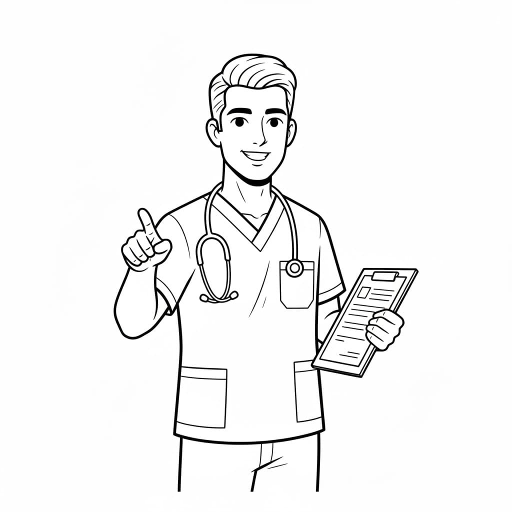 Nam Y Tá Chăm Chỉ