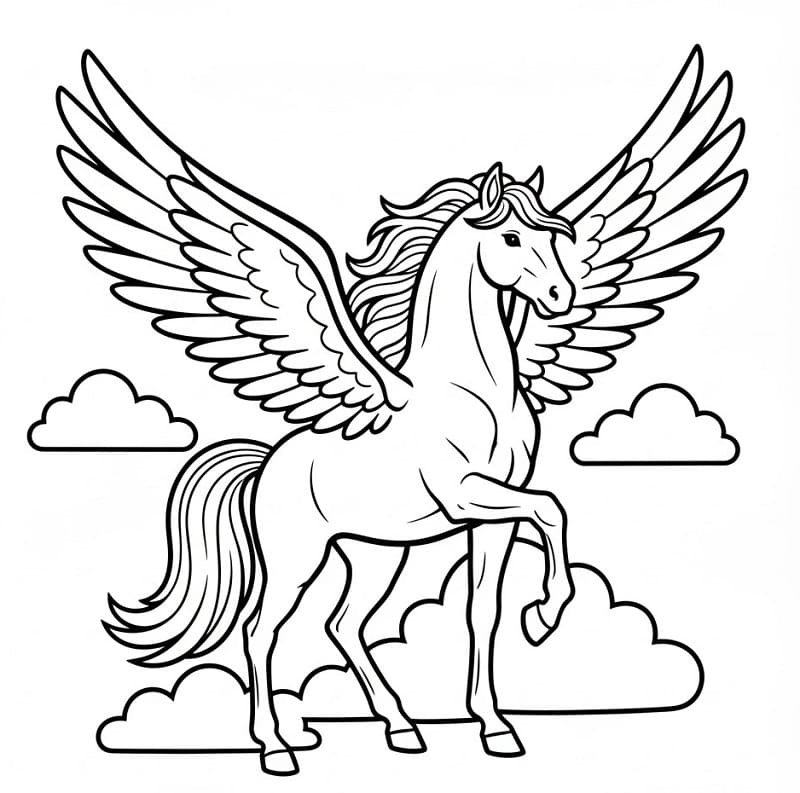 Ngựa Pegasus Mạnh Mẽ