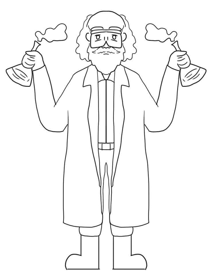 Nhà Khoa Học và Hai Lọ Hóa Chất