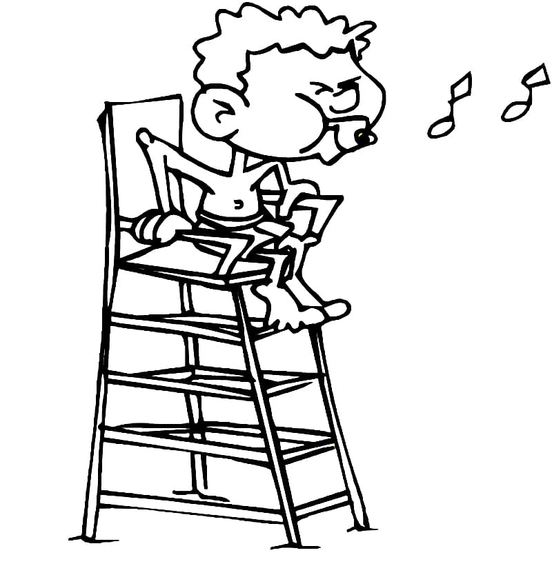 Nhân Viên Cứu Hộ Thổi Còi