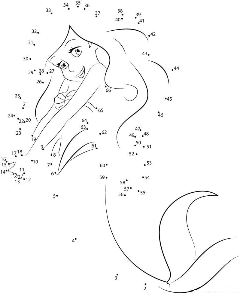 Nối Số Nàng Tiên Cá