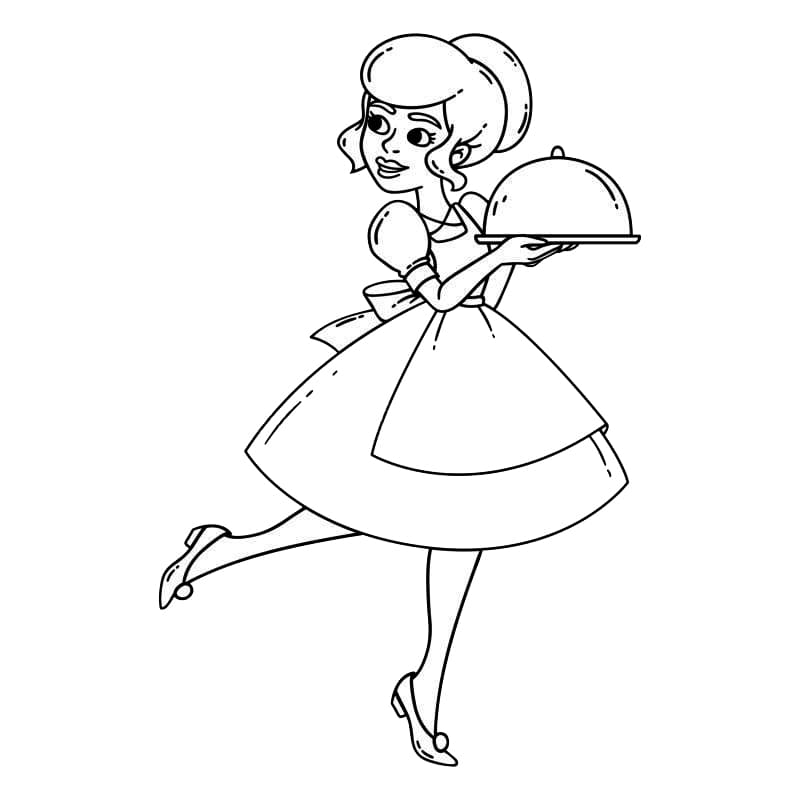 Nữ Phục Vụ Dễ Thương