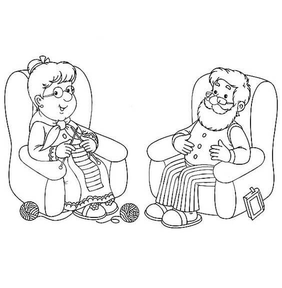 Ông Bà Ngồi Trên Ghế