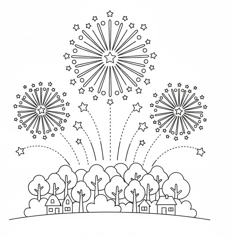 Pháo Hoa Buổi Đêm