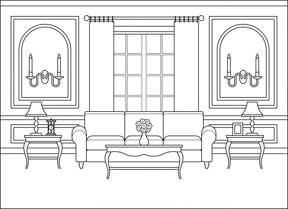 Phòng Khách Lộng Lẫy