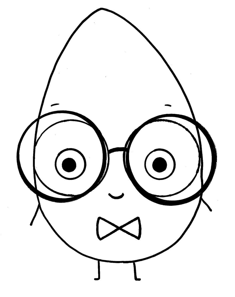 Quả Trứng Đeo Kính