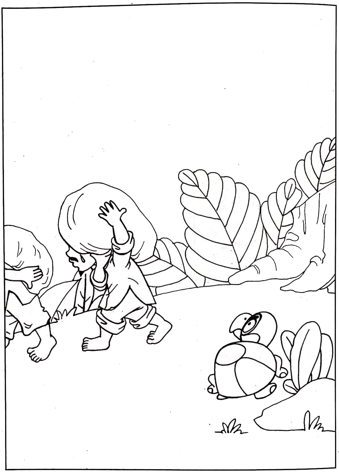 Rùa Đi Phu Dịch Thay Cha Mẹ