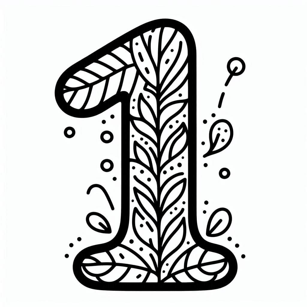 Số 1 Nhiều Họa Tiết