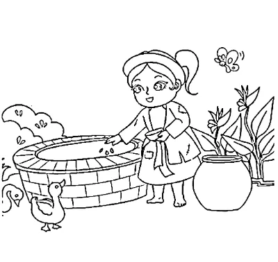 Tấm Cho Cá Bống Ăn