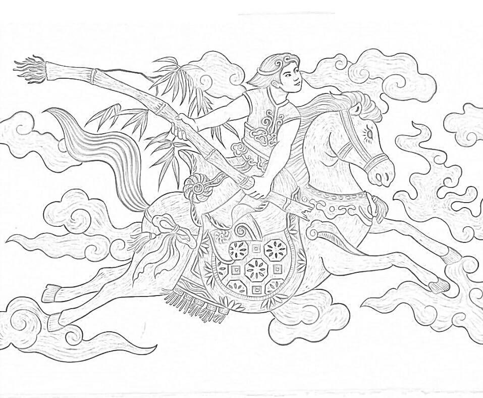 Tô Màu Thánh Gióng