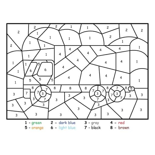 Tô Màu Theo Số Xe Tải