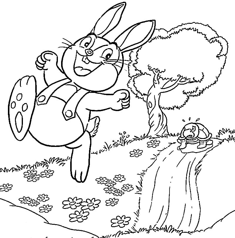 Thỏ Chọc Ghẹo Rùa