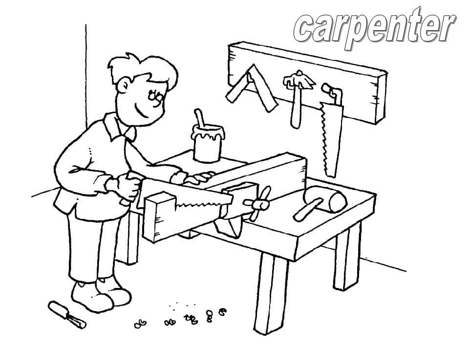 Thợ Mộc Trong Xưởng Gỗ