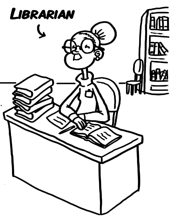 Thủ Thư Trên Bàn Làm Việc