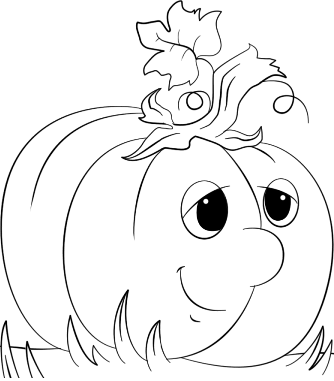 anh bí ngô mỉm cười