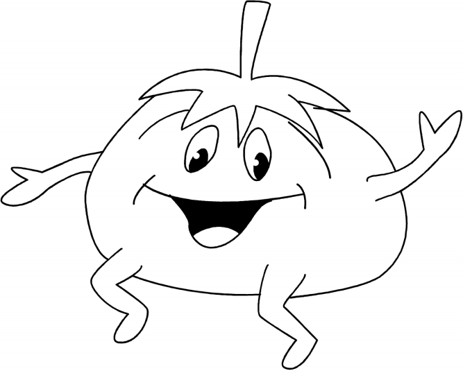 anh cà chua vui nhộn