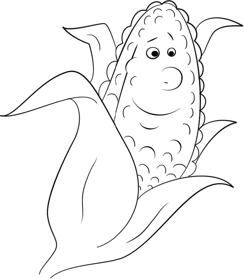 bắp ngô có khuôn mặt